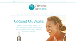 Desktop Screenshot of coconutoilworks.com